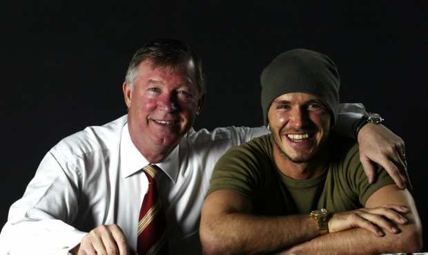 David Beckham, Sir Alex Ferguson