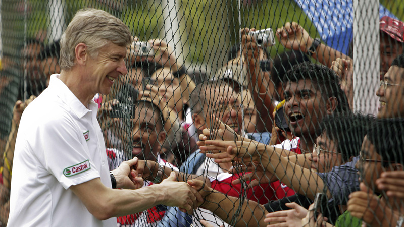 Arsenal Manager Arsene Wenger Visits China