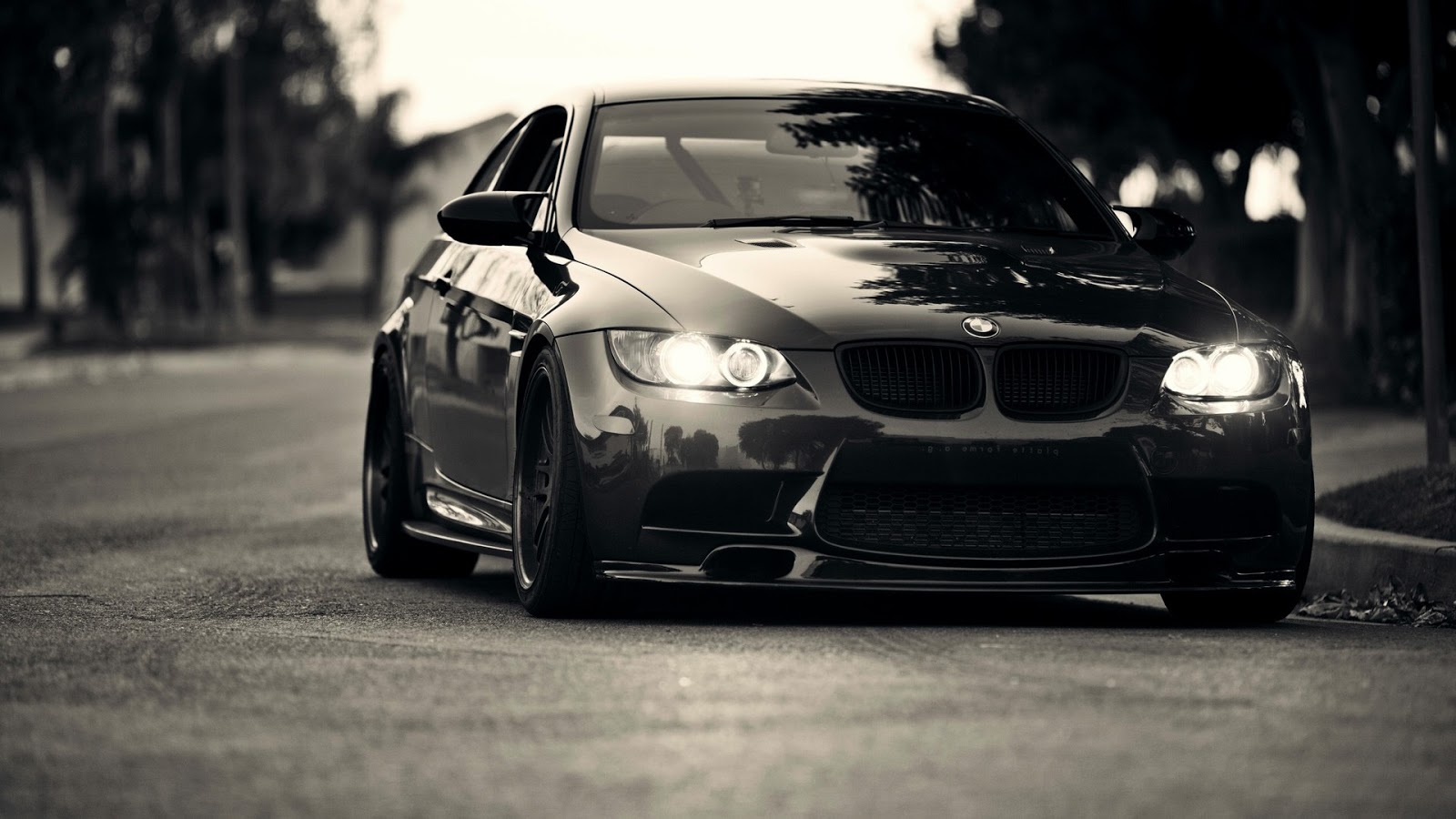 bmw-black-front-view