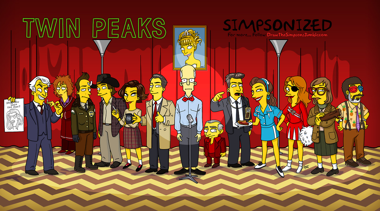 Героите от Туин Пийкс в Семейство Симпсън (СНИМКИ)