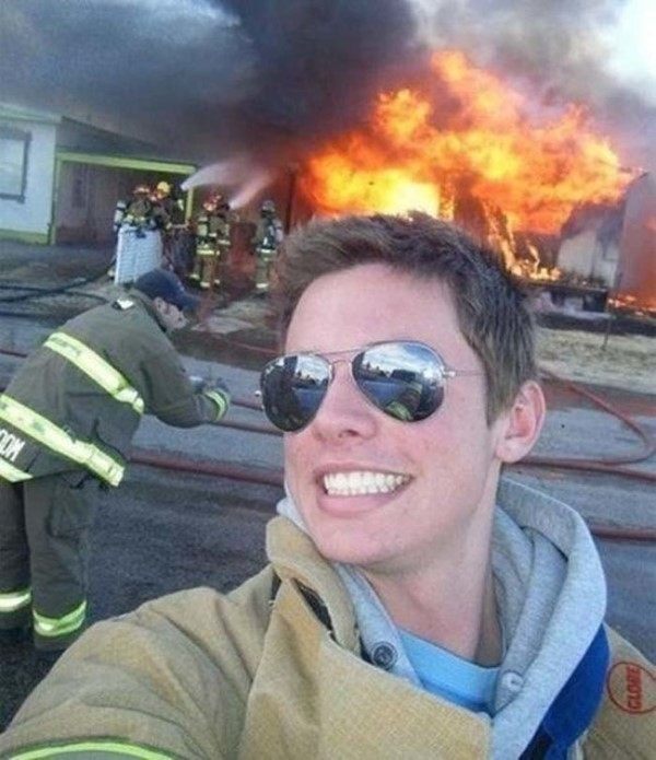 firefighter-selfie
