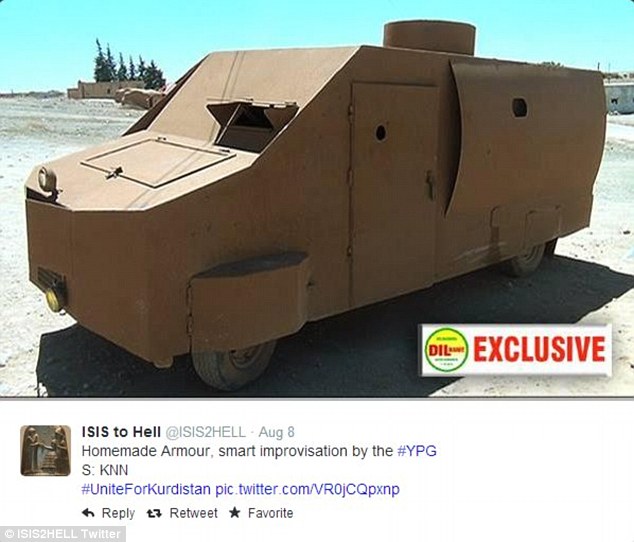 Кюрдските бойци ползват коли като от филма "Лудия Макс" срещу ИДИЛ