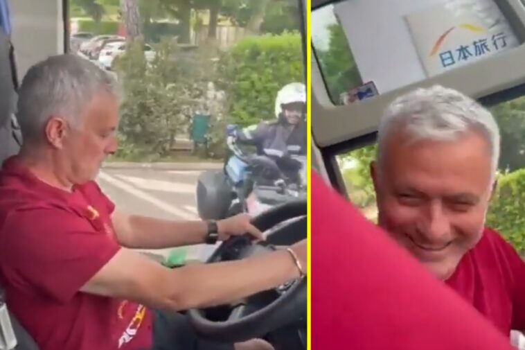 Виж как Жозе Моуриньо паркира автобуса на "Рома"